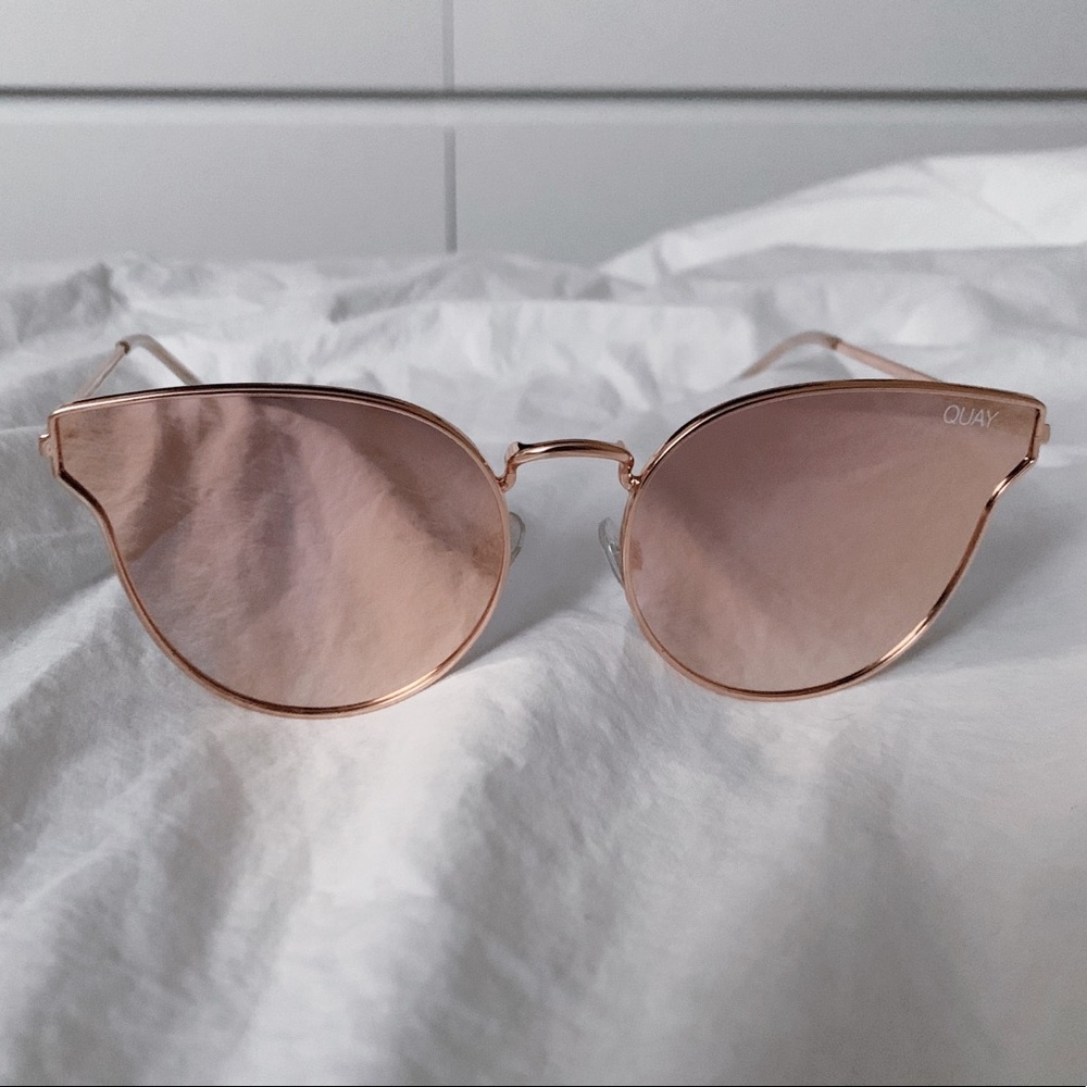 Quay Australia Rose Gold Sunglasses